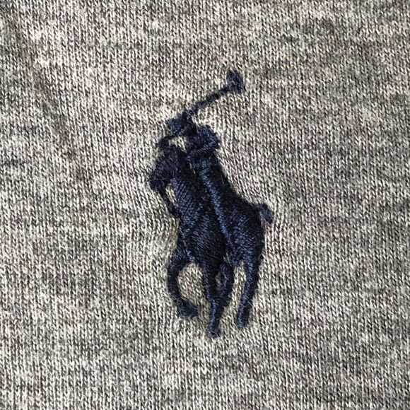 Polo Ralph Lauren 1/4 Zip Long Sleeve Heather Gray Pullover Large - Picture 8 of 12